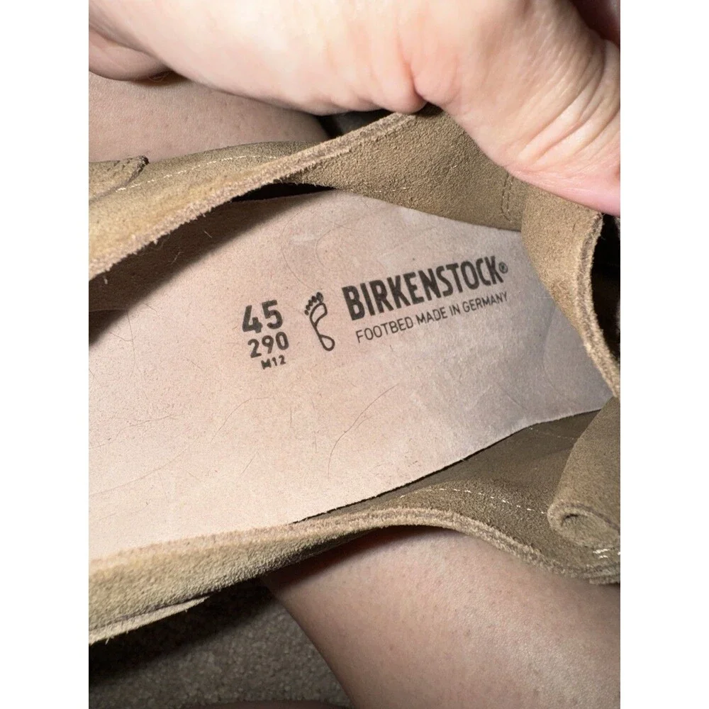 Birkenstock Brown Chukka Boat Shoes with Suede Finish. Size 45. NWT